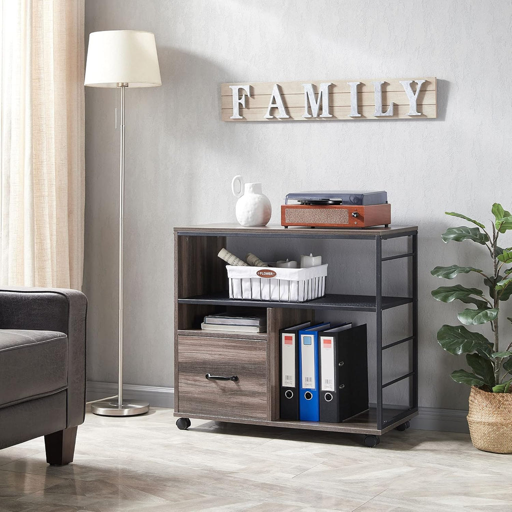 Industrial File Cabinet with Wheels R989
