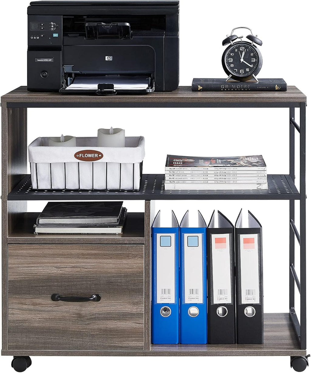 Industrial File Cabinet with Wheels R989