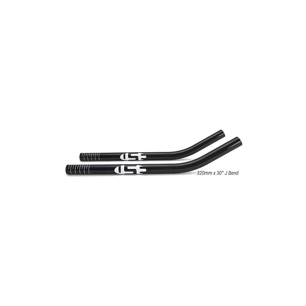 Black 3K Weave Carbon Aero Bar Extensions Q6509