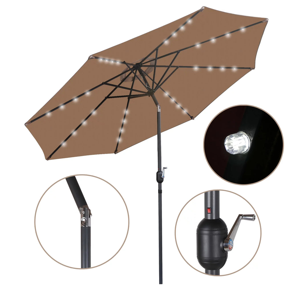 10 ft Patio Umbrella with Crank Lift System N52283