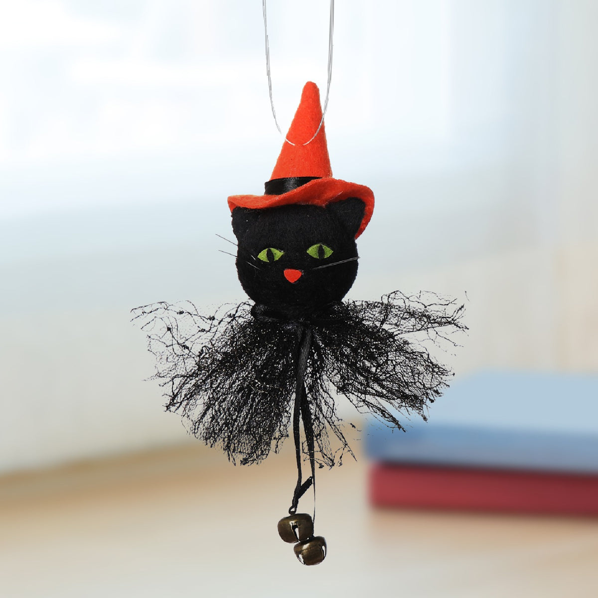 Halloween Doll Pumpkin Ghost Cat Charm Doll Scary Witch Doll Q749