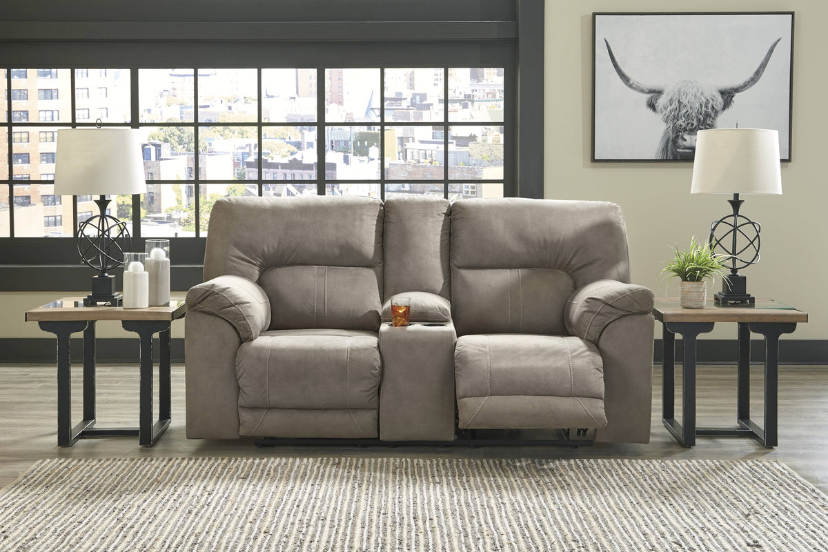 Reclining Loveseat with Console D34099