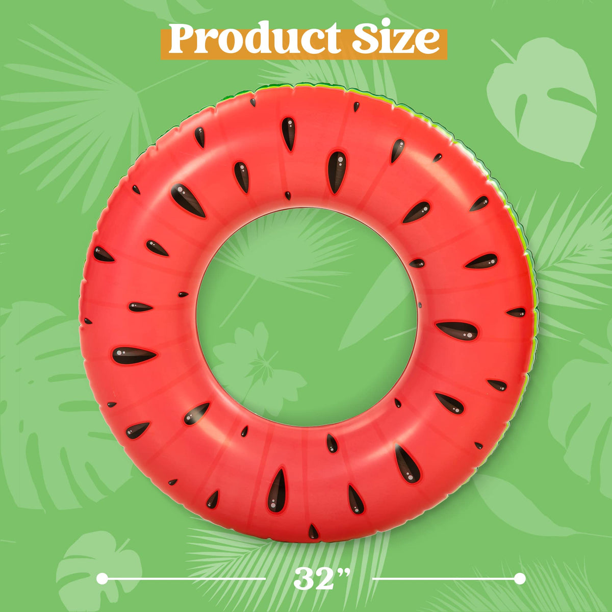 4 Pcs Inflatable Fruit Pool Floats M183529
