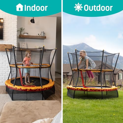 60" Mini Trampoline with Enclosure Net N193409