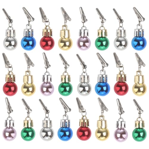 24pcs Christmas Beard Clips G5302