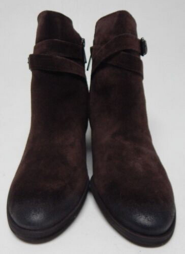 Cocoa Brown Suede Ankle Bootie S858654