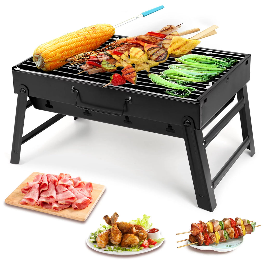Charcoal Grill, Portable Folding BBQ Grill L849