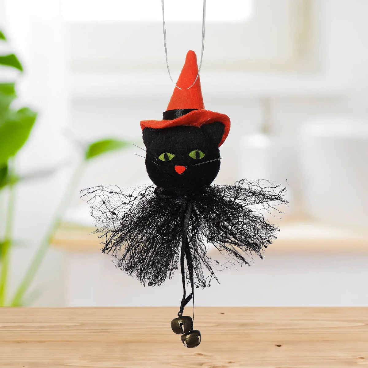 Halloween Doll Pumpkin Ghost Cat Charm Doll Scary Witch Doll Q749