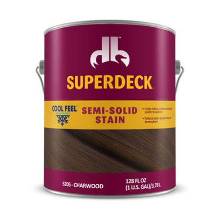 Semi Solid Charwd Gal Deck Stain (Case of 4) W9055