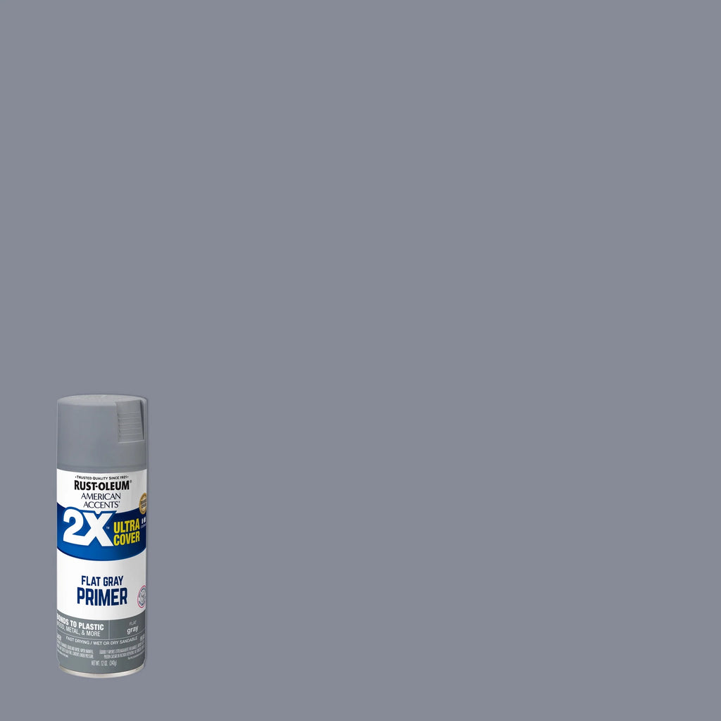 Flat Gray Primer Spray Paint 12 oz U23514