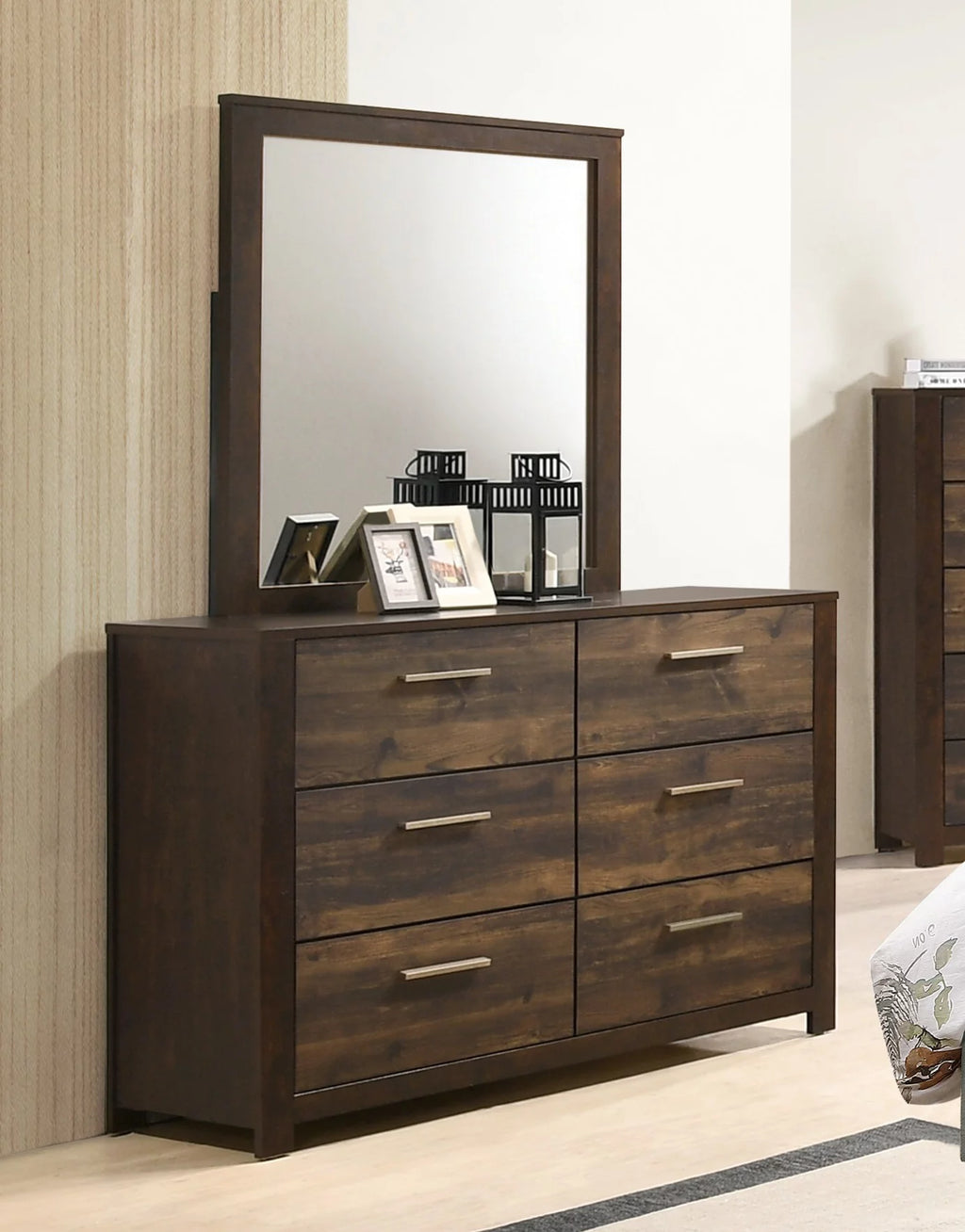 Queen Size 4pc Bedroom Set Grey T4655