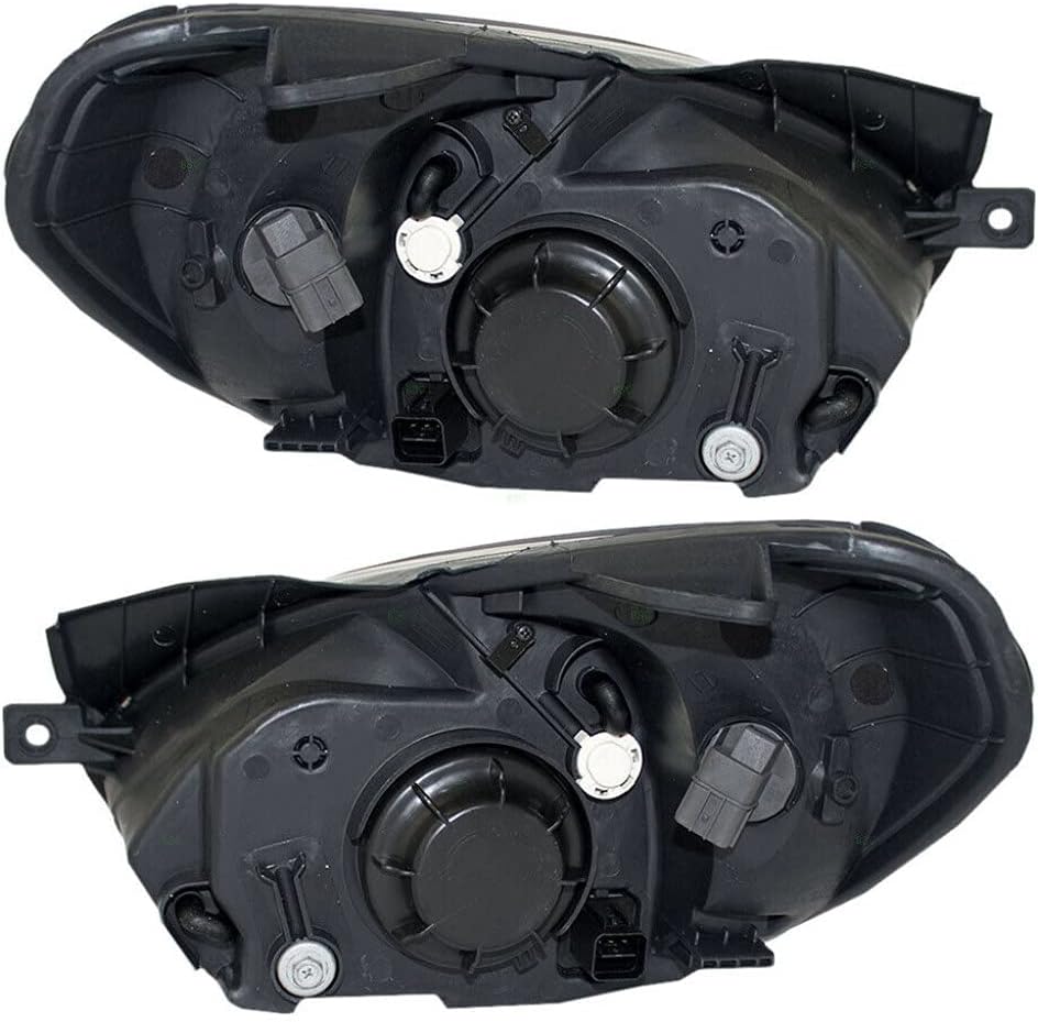 Hyundai Accent Headlight Assembly Pair Driver and Passenger Side E1941