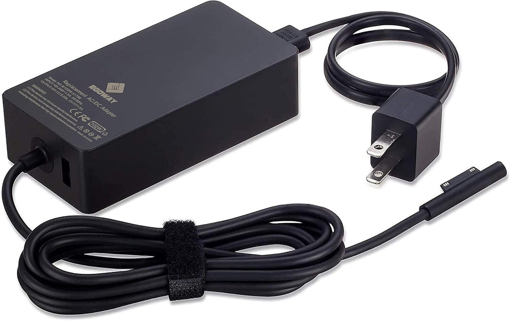 102W 15V 6.33A Power Adapter Charger with Additional USB Port and 6ft Power Cord Pack of 2 U228236