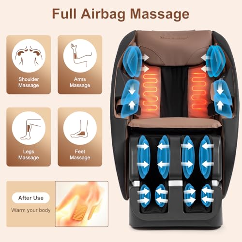 Black Shiatsu Massage Chair with Zero Gravity H75317