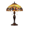 2-Light Victorian Table Lamp with 16" Shade G594