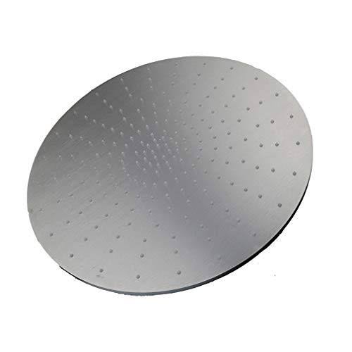 Brushed Nickel 20 inch Ceiling Mount Rainfall LED Shower Head X61855