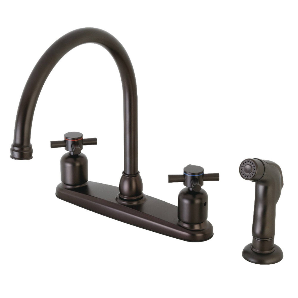 Oil Rubbed Bronze Centerset Kitchen Faucet F25925