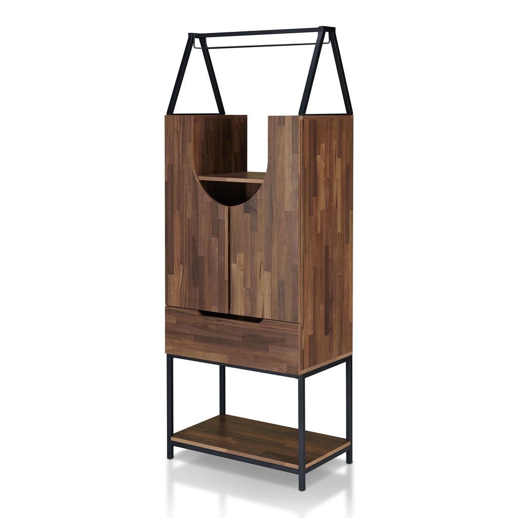Light Hickory Wine Cabinet T298997