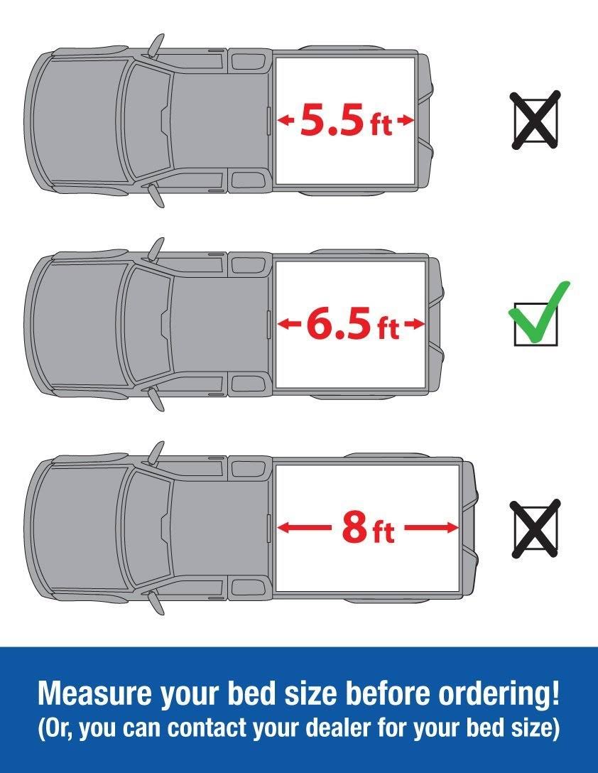 Tri-Fold Truck Bed Tonneau Cover K281