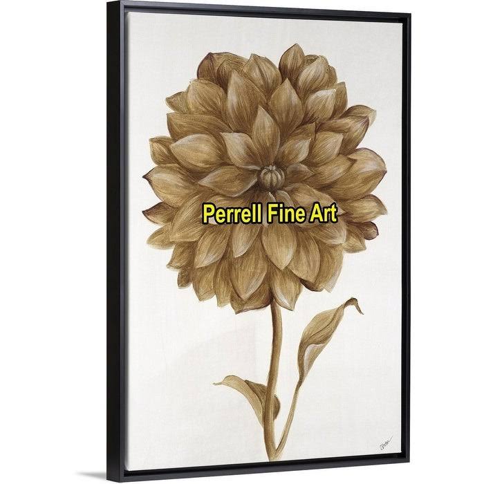 Black Float Frame Canvas Art - 16 x 24 B139