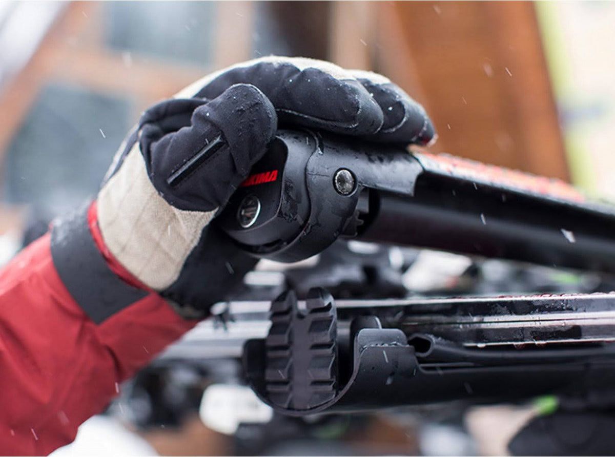 Black Ski and Snowboard Mounts with SKS Locks E60461