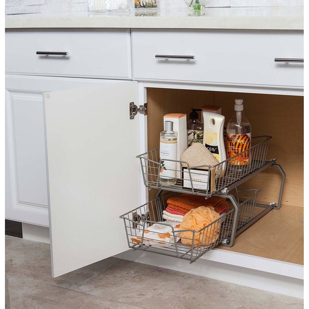 2 Tier 11-inch Wide Cabinet Organizer L3639