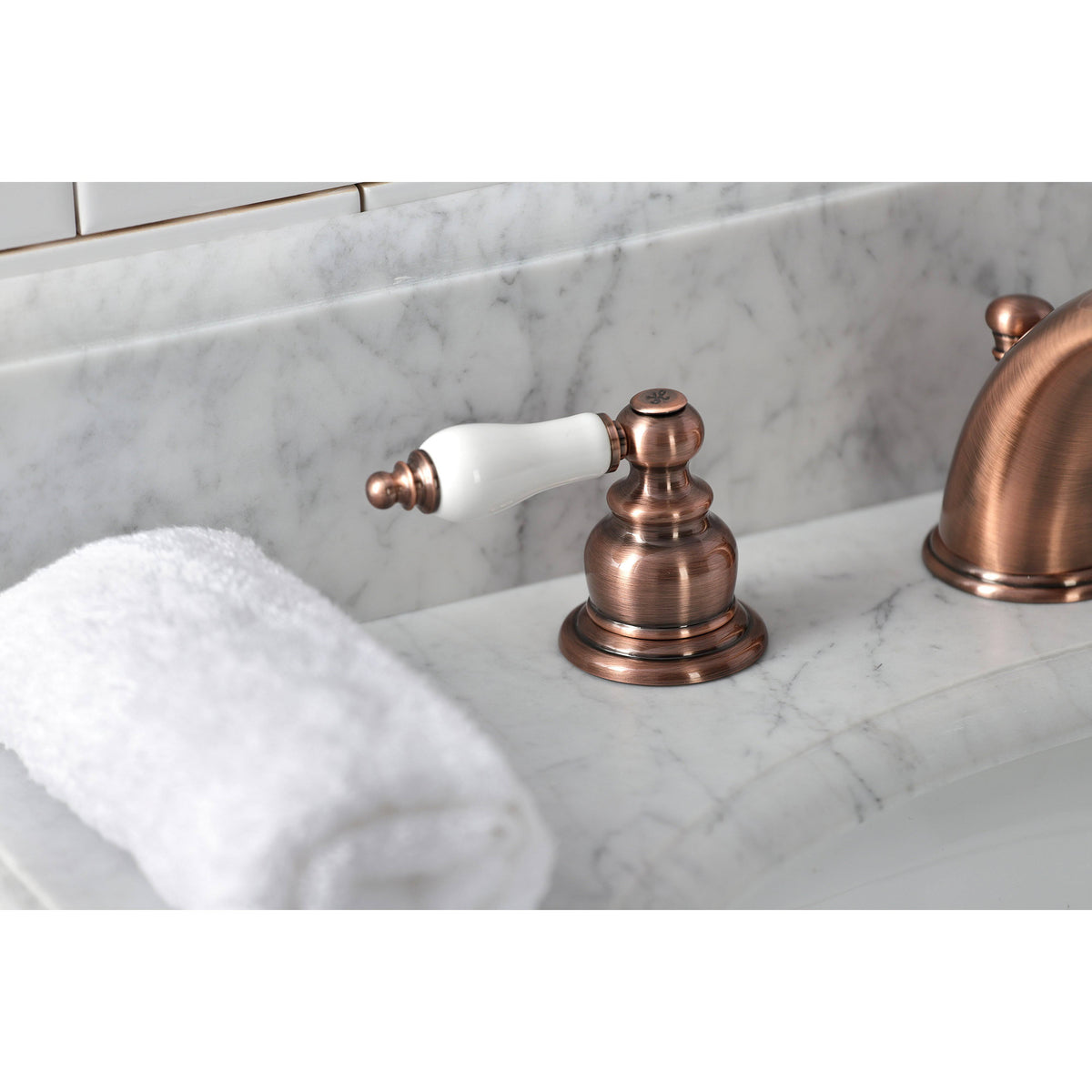 Antique Copper Widespread Bathroom Faucet R509027