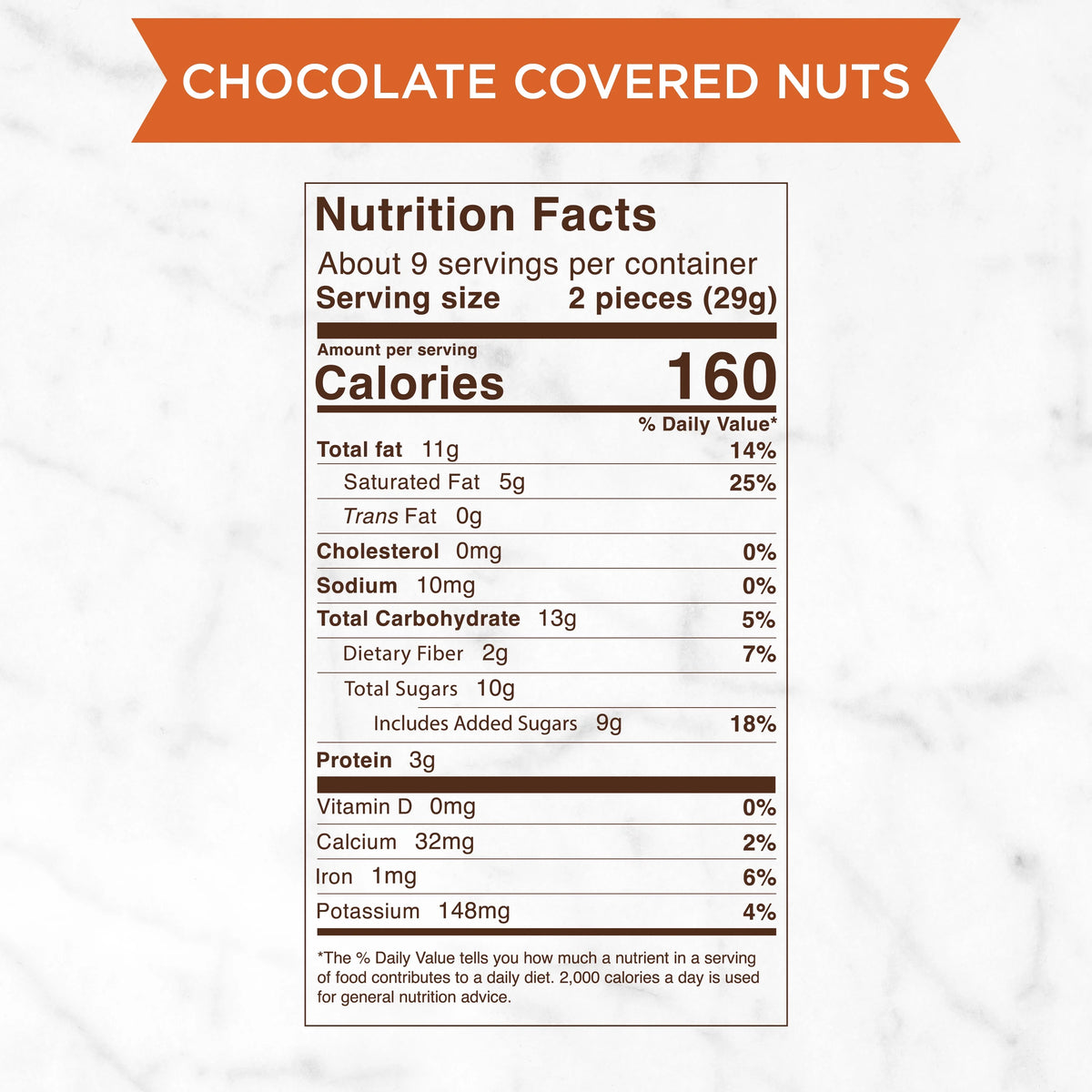 9 oz Milk & Dark Chocolate Covered Nuts Assortment Z55814