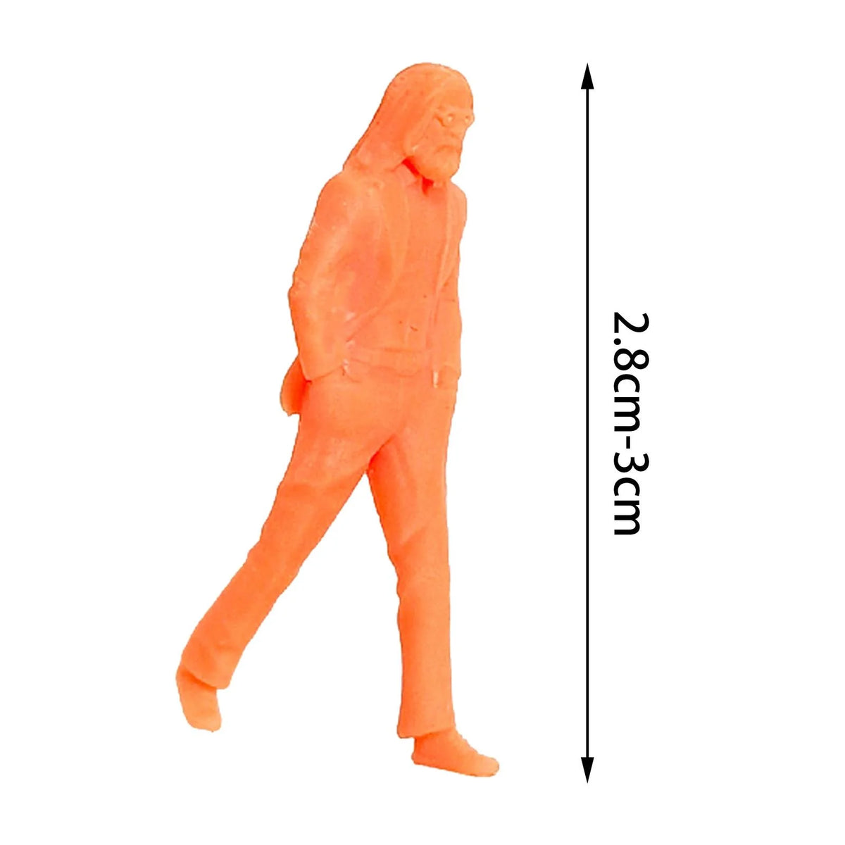 1/64 Scale Unpainted Model People Figures W627556