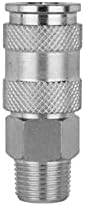 3/8" MNPT High Flow Steel Quick-Connect Coupler, Box of 10 C81763