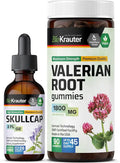 Skullcap Tincture 2 Fl. Oz. & Valerian Root 90 Gummies A1697