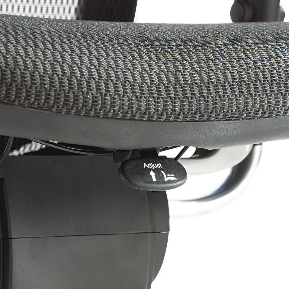 Black Ergonomic Mid-Back Mesh Chair I858662