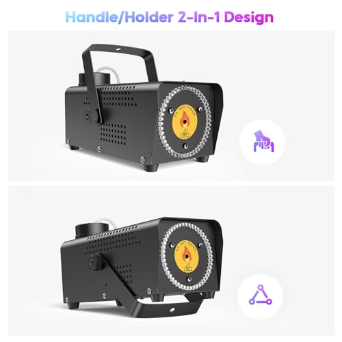Fog Machine with 45 LED Lights and Wireless Remote Control Y363118