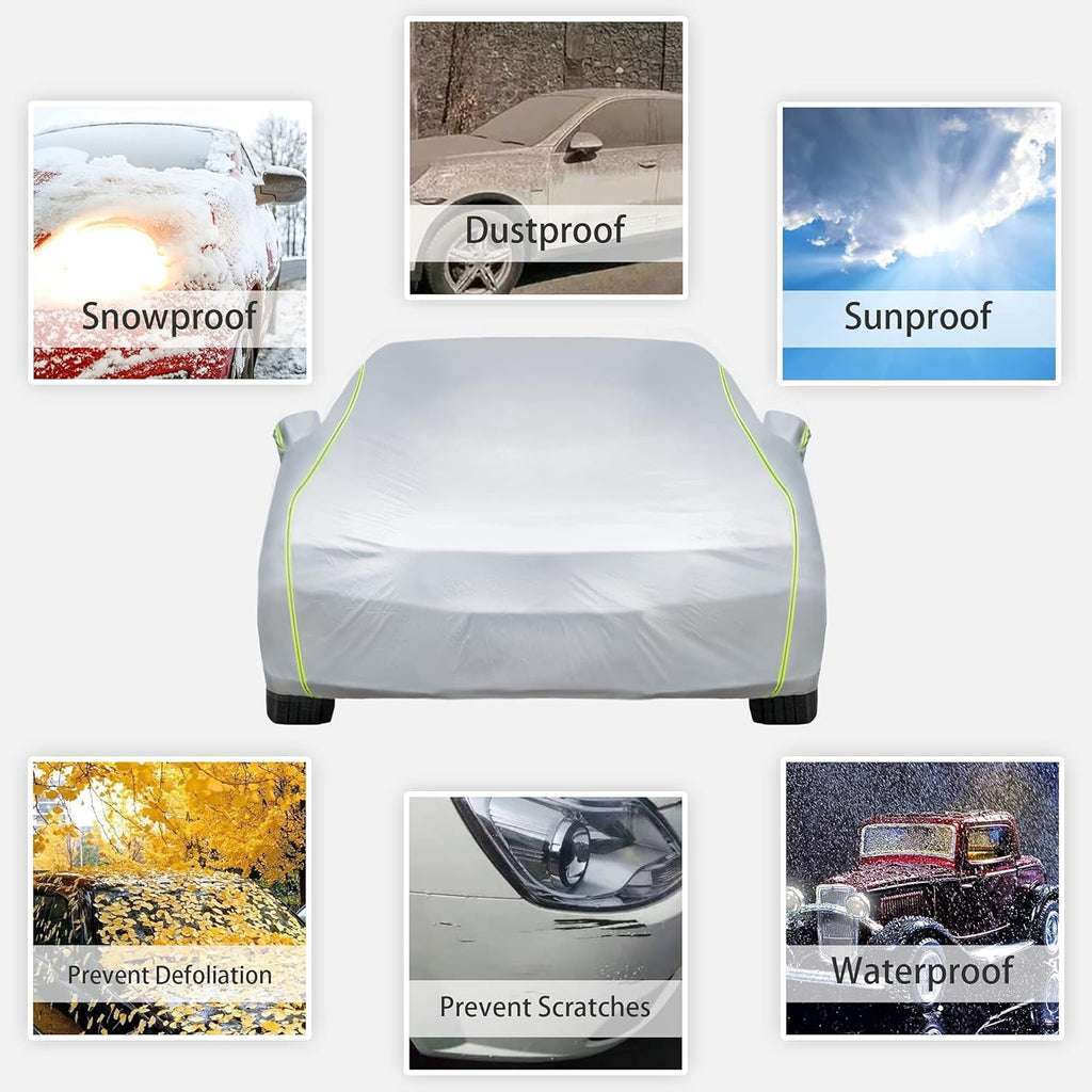 Waterproof 300D Oxford Full Exterior Truck Cover with Zipper D28249