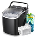 Portable Countertop Ice Maker with Carry Handle, Black, Green G347