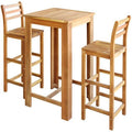 3PC Wooden Bar Table with Chairs H612