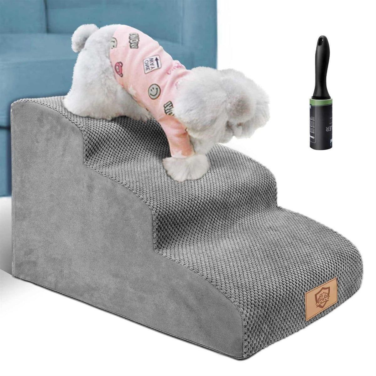 3 Tiers Non-Slip High Density Foam Dog Steps O5145