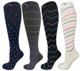 Large/X-Large 15-20 mmHg Knee-High Compression Socks C95387