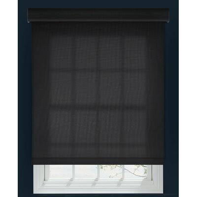 Black 5% Light Filtering Roller Shade X1219