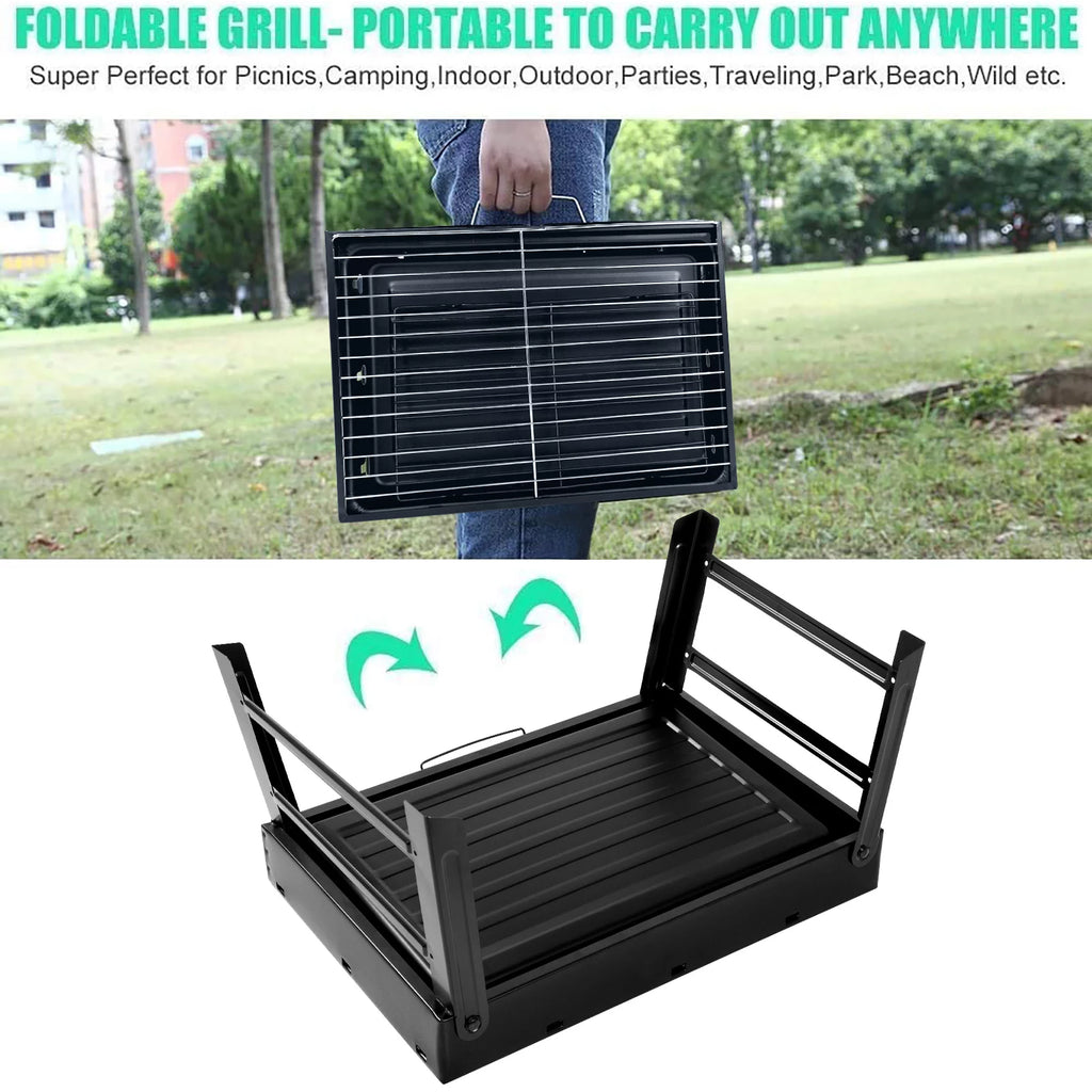 Charcoal Grill, Portable Folding BBQ Grill L849