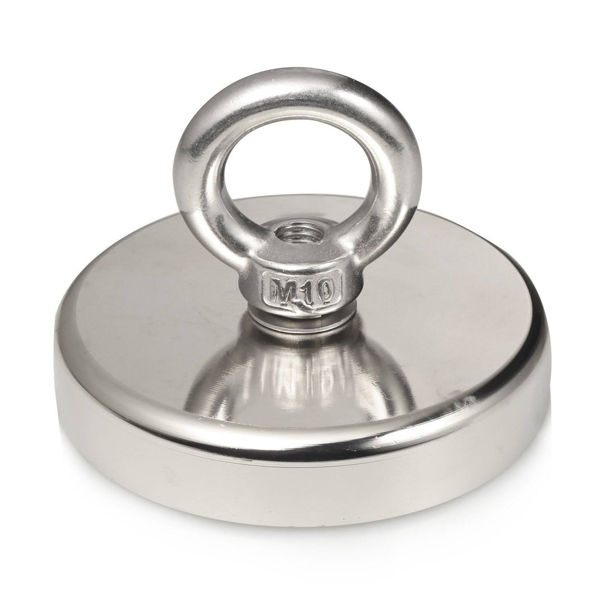 1000 lb Neodymium Fishing Magnets Dia 4.72 inch with Eyebolt H55361