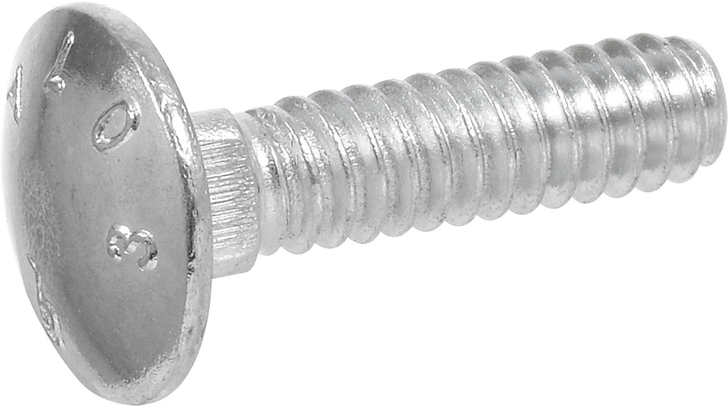 1/4 x 8-Inch Zinc-Plated Steel Carriage Bolt 100-Pack X678