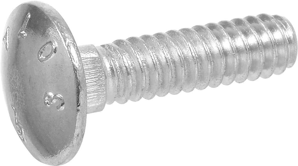 1/4 x 8-Inch Zinc-Plated Steel Carriage Bolt 100-Pack X678