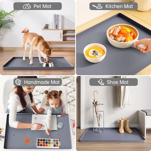 Waterproof Silicone Under Sink Mat 34" x 22" T8224