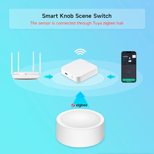 ZigBee Smart Knob Switch Wireless Rotatable Dimmer Switch J16881