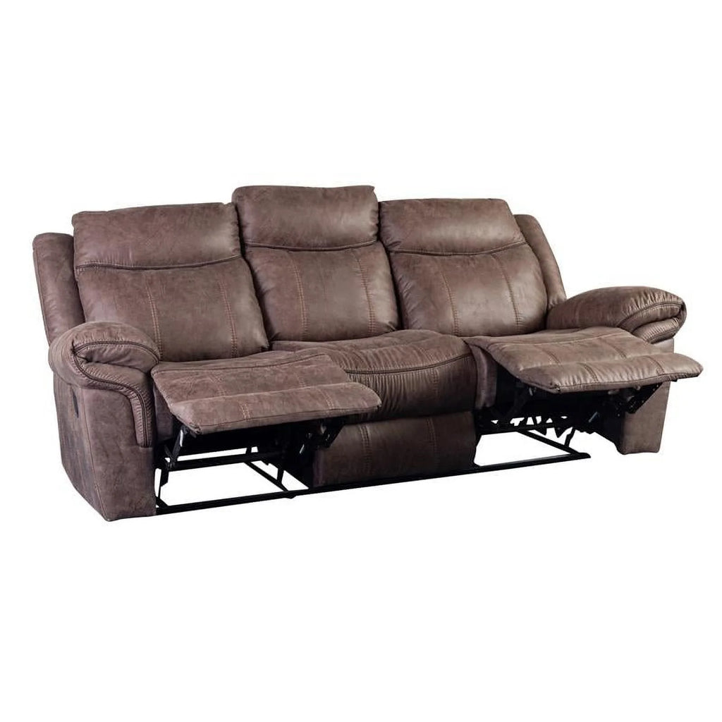 Brown Reclining Sofa E5920