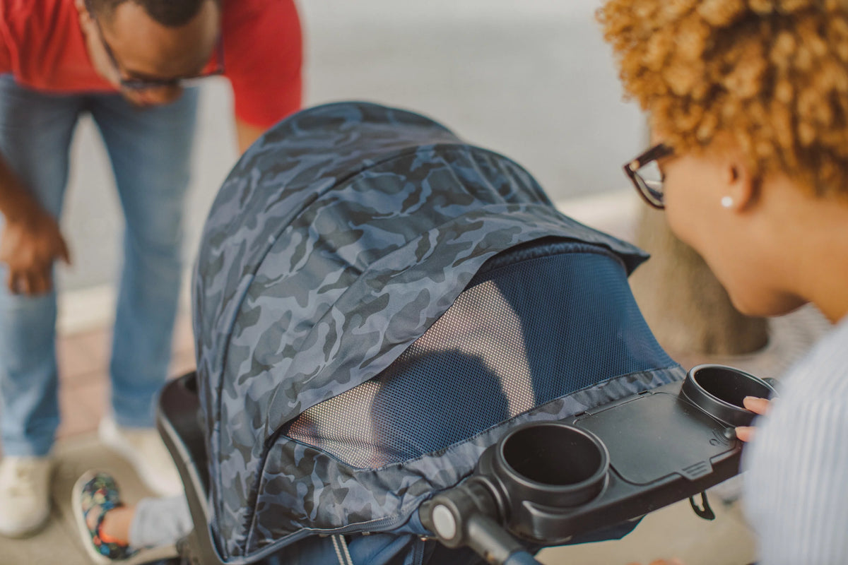 Navy Camo Travel System Stroller and Infant Car Seat Q3623
