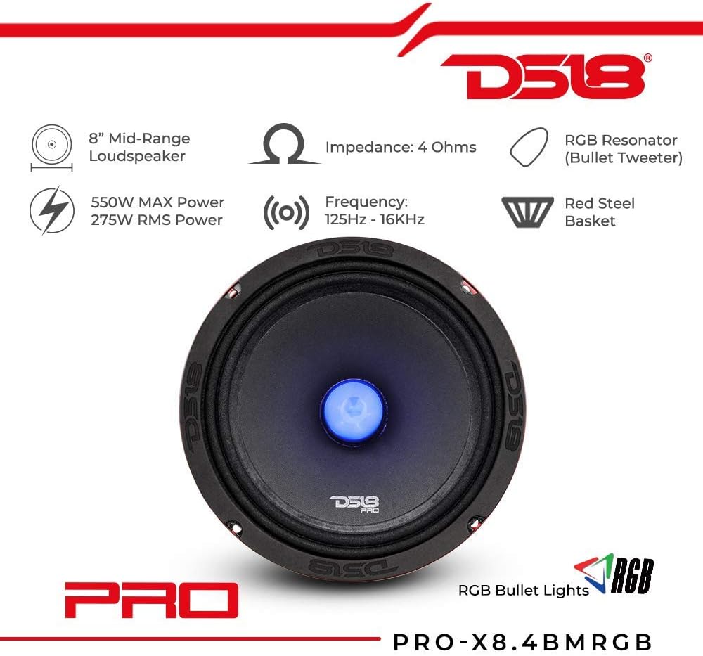 550W Max 4 Ohms Midrange Car Audio Speaker N419