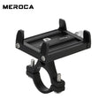 Black Metal Mobile Phone Holder for Motorcycle Scooter M9881