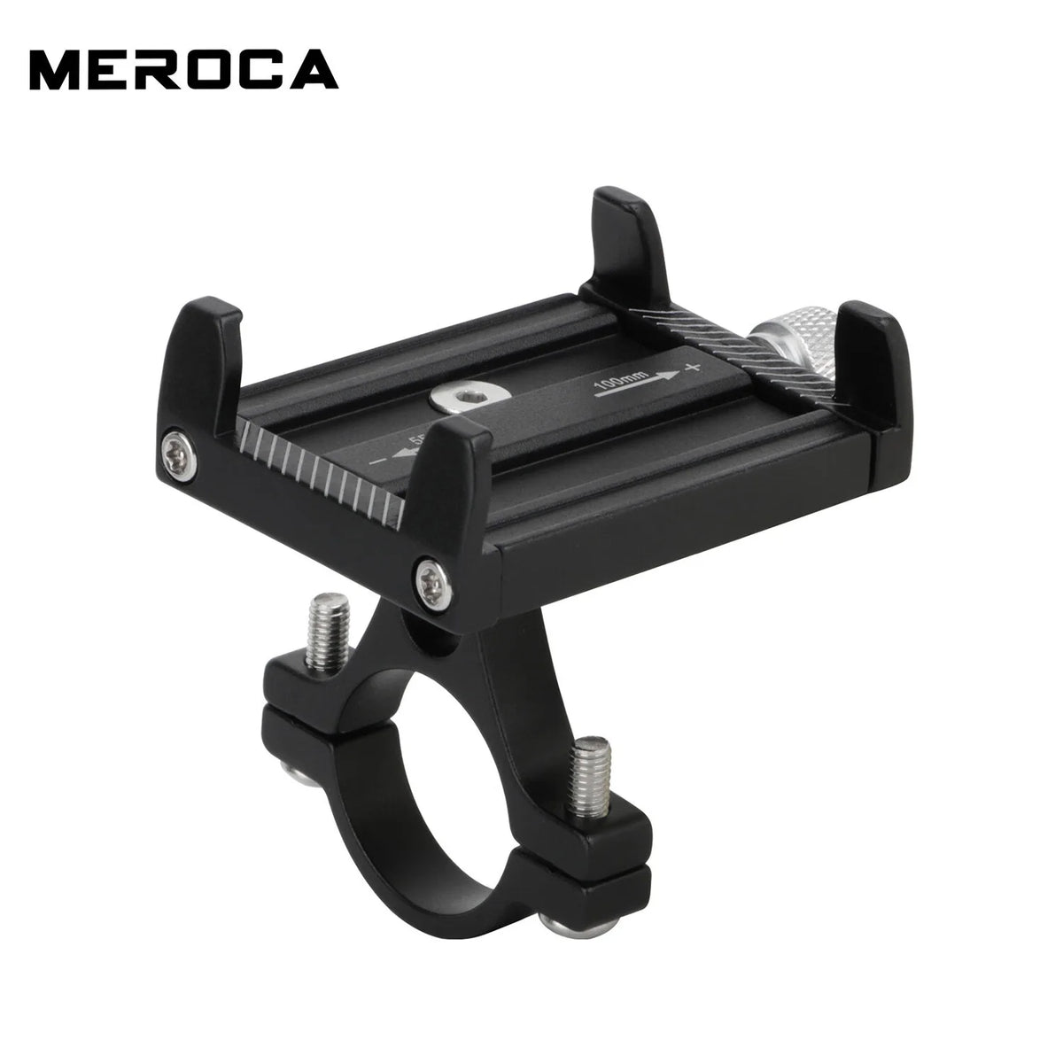 Black Metal Mobile Phone Holder for Motorcycle Scooter M9881
